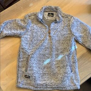 Simply Southern faux fur pullover